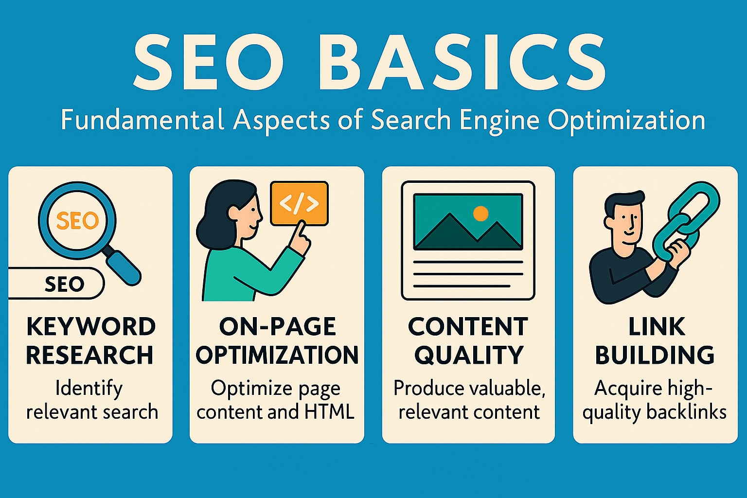 SEO basics infographic – SEO basics