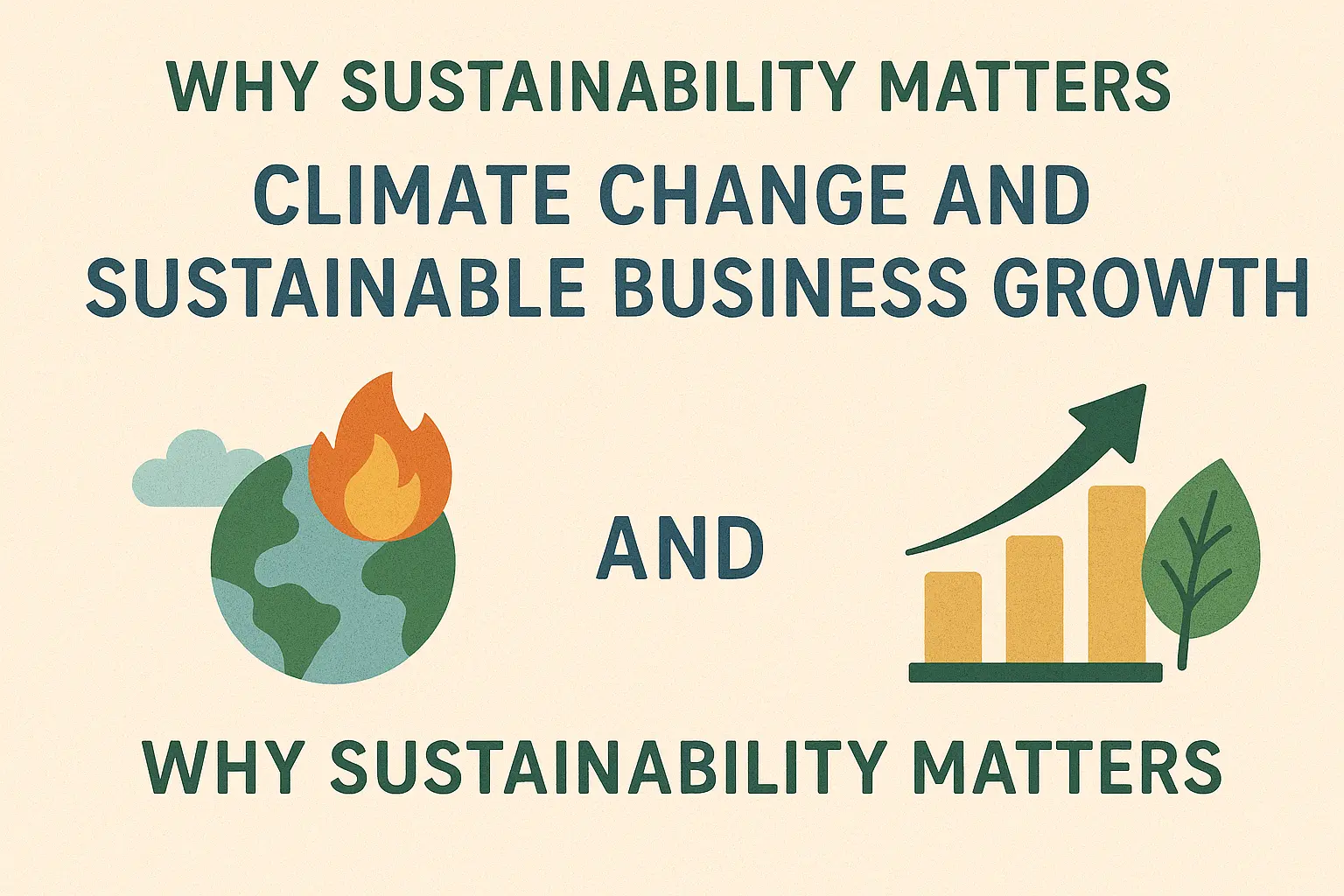 Climate change and sustainable business growth – why sustainability matters