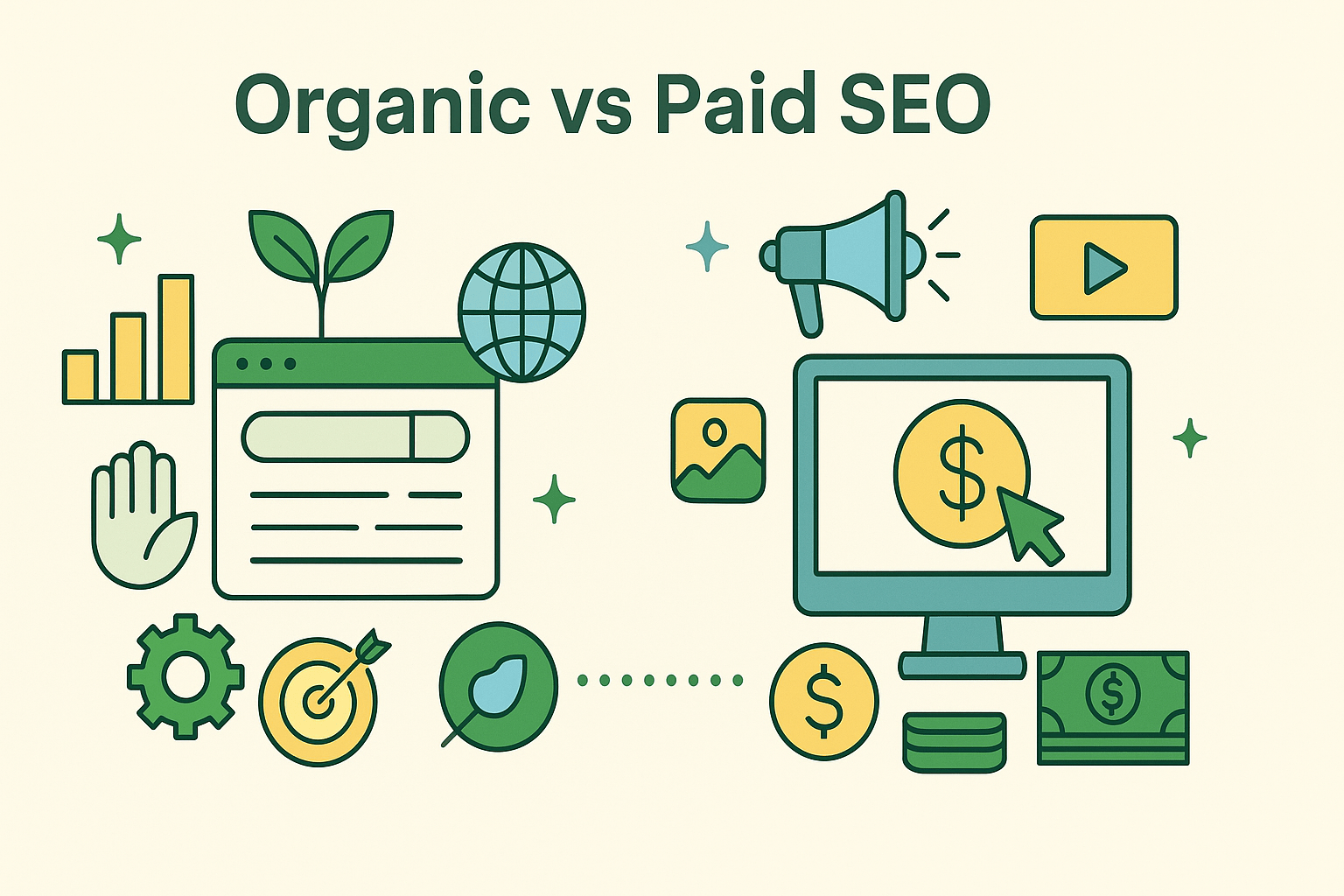 Free SEO Organic vs Paid Seo Tools for business in 2025